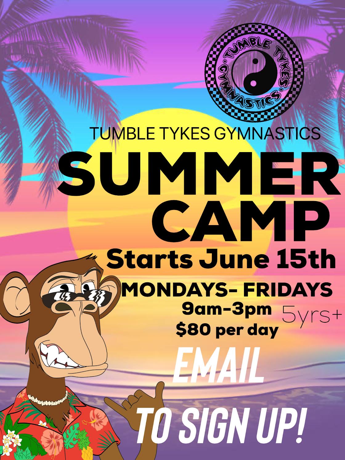Tumble Tykes Gymnastics Summer Camp 2026