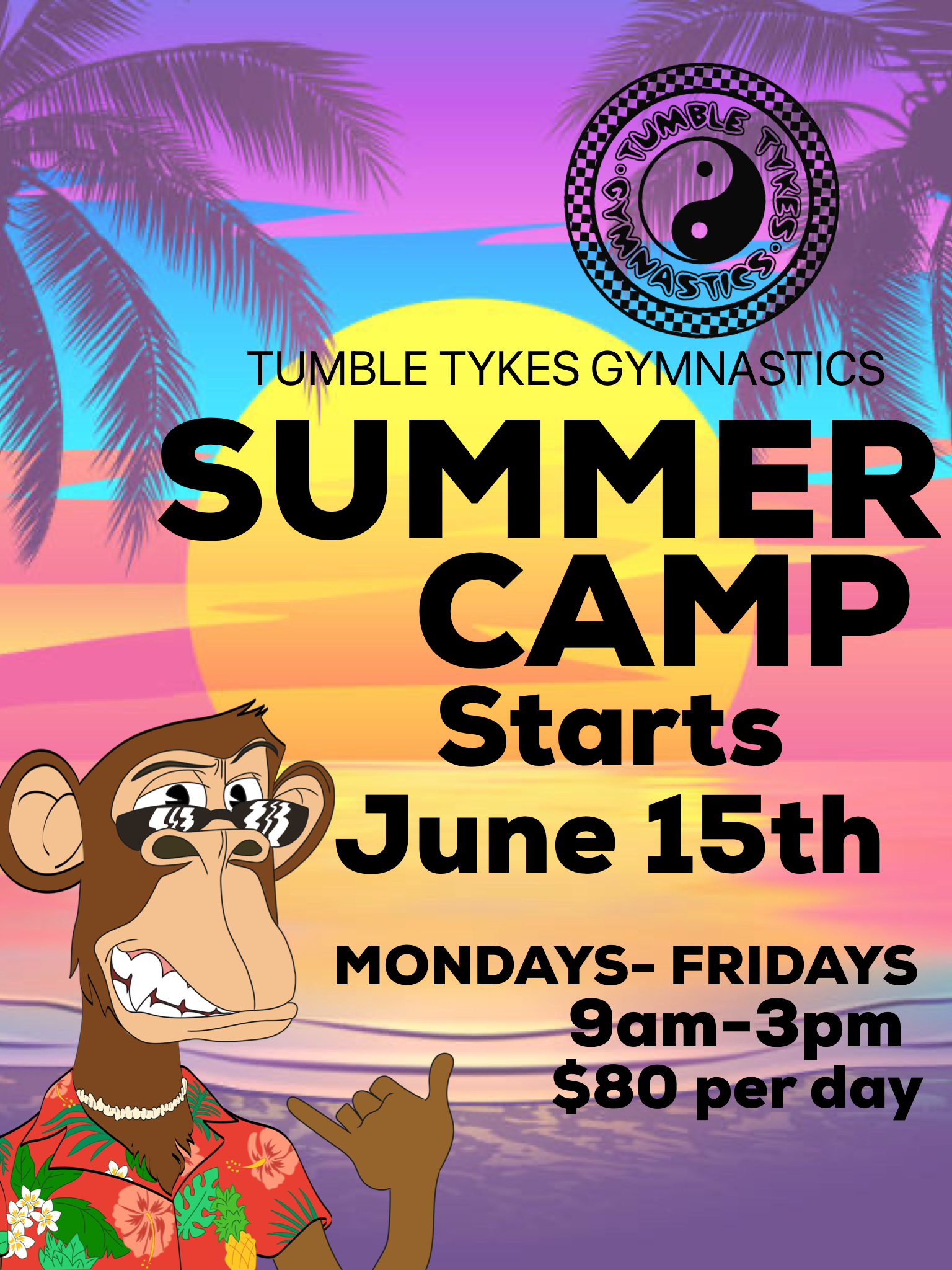 Tumble Tykes Gymnastics Summer Camp 2026